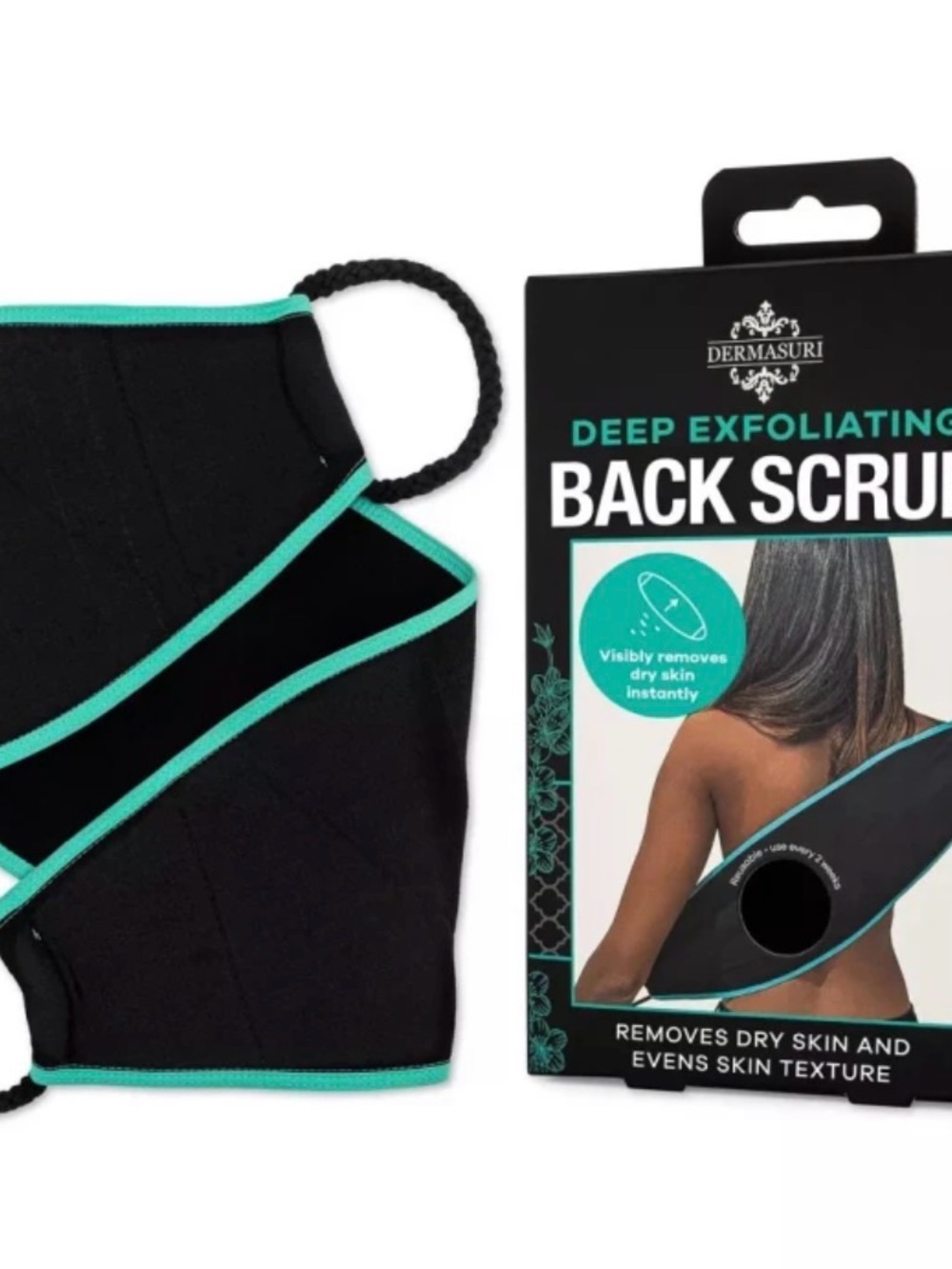 Deep Exfoliating Back Scrub - Black - Picture 3 of 4